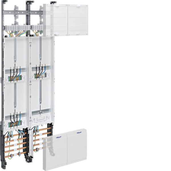 Hager ZK52P5K Komplettfeld universZ 1350mm 3 Zählerplätze/Reserve 2-feldig