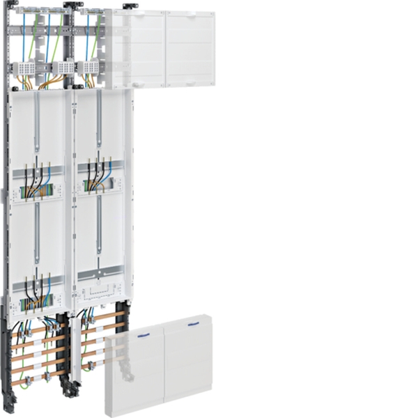 Hager ZK53Q5N Komplettfeld universZ 1350mm 3 Zählerplätze/RES 2-feldig