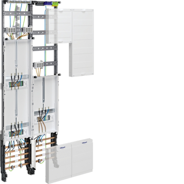 Hager ZK53Q9N Komplettfeld universZ 1350mm 3 Zählerplätze/VT-3rh 2-feldig