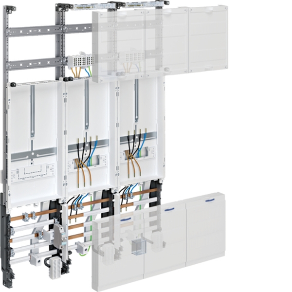 Hager ZL31X2N Komplettfeld universZ 1050mm 2 Zählerplätze/SG 3-feldig Ausführung Thüringen