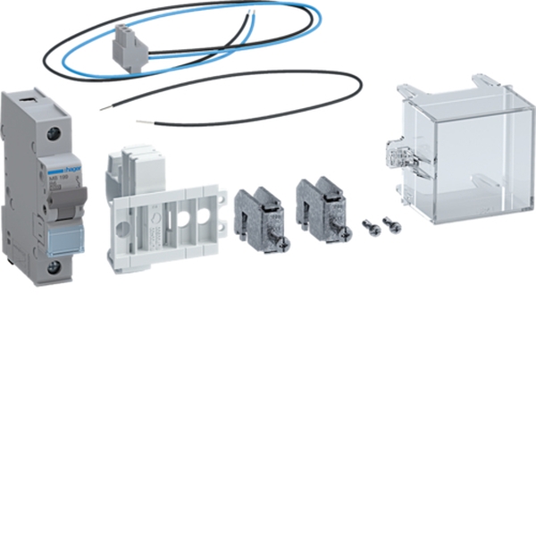 Hager ZY3N1LS Bestückungspaket für Spannungsversorgung RfZ für Bauhöhe 1100mm mit LS 6A im NAR