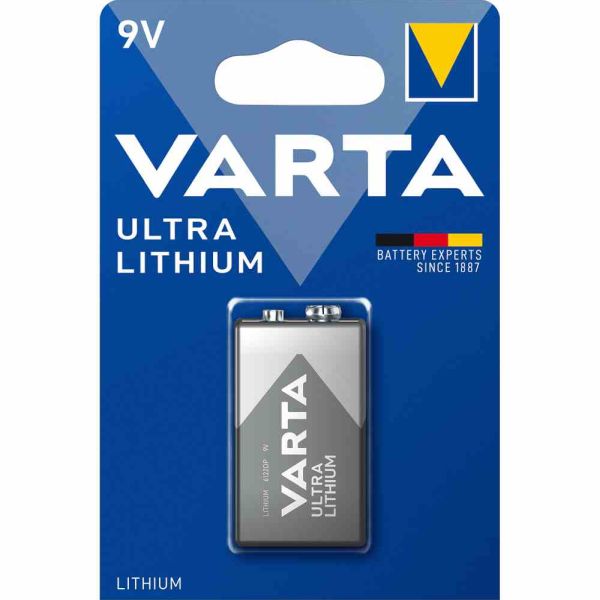 Varta 6122 Photobatterie Lithium 9V-Block Lithium 9V