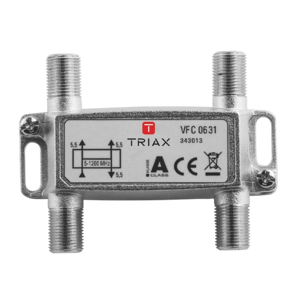 Triax 343013 Verteiler 3-fach 5,5dB 1,2 GHz VFC 0631