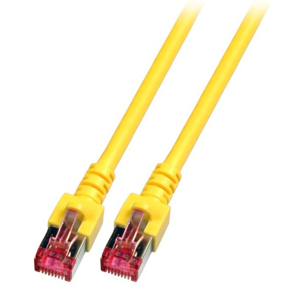 EFB MK6001.1Y Patchkabel Cat. 6 2x RJ45 Stecker gelb 1,0 Meter