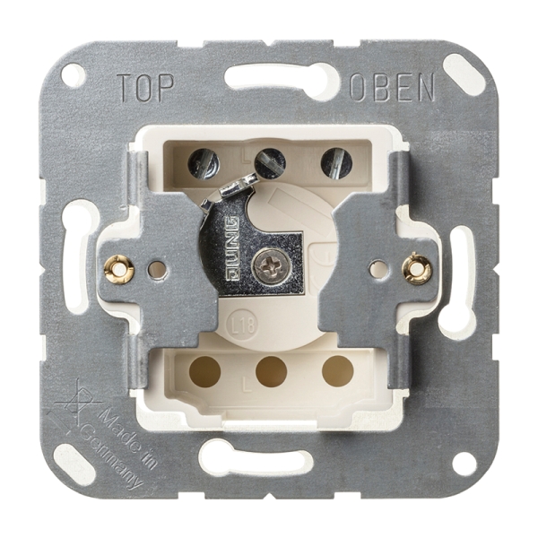 Jung 134.18 Schlüsselschalter mit Demontageschutz Jalousie-Wendetaster 1-polig (1 Antrieb) 10A 250V