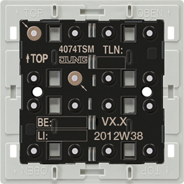 Jung 4074TSM KNX Tastsensor-Modul Standard 4-fach Standard F40