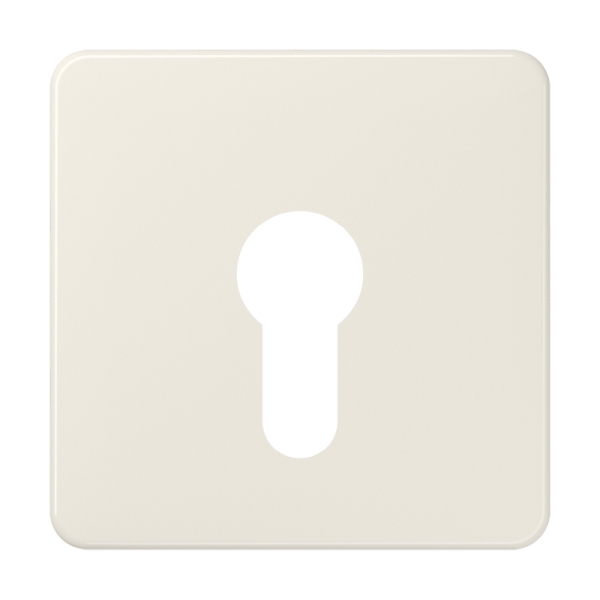 Jung 525 Abdeckung für Schlüsselschalter ohne Demontageschutz Thermoplast Serie CD cremeweiß