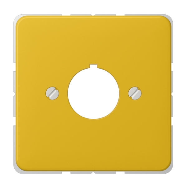 Jung 564GE Abdeckung für Befehlsgeräte mit 22,5mm Ø Duroplast Serie CD gelb