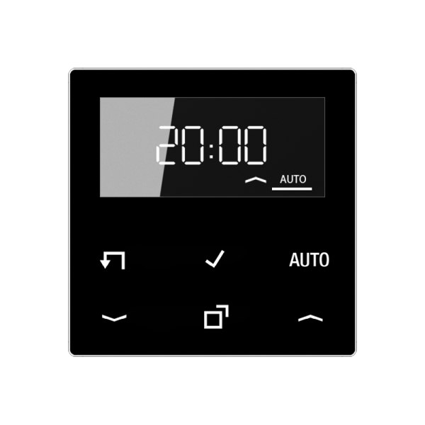 Jung A1750DSW LB-Management Timer-Display Serie AS/A schwarz