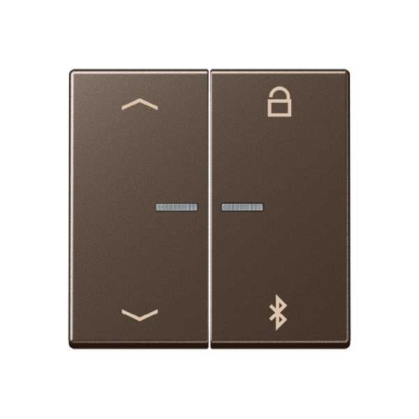 Jung A1751PBTMO LB-ManagementTimer Universal Bluetooth® "Pfeile" Duroplast lackiert Serie A mokka