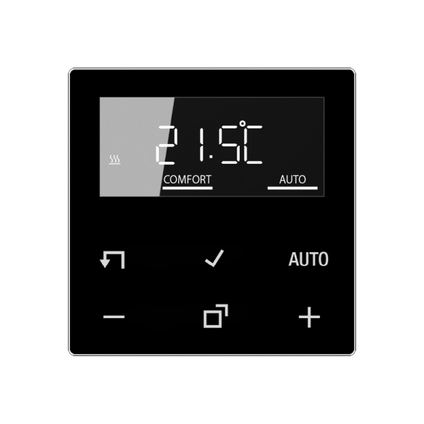 Jung A1790DSW LB-Management Raumthermostat-Display Serie AS/A schwarz