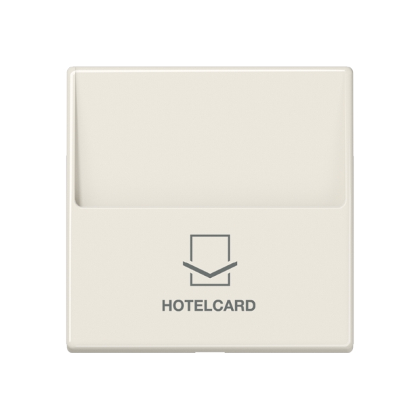Jung A590CARD Hotelcard-Schalter (ohne Taster-Einsatz) Hotelcard Serie AS cremeweiß