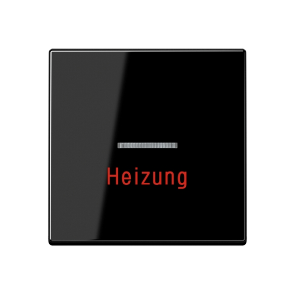 Jung A590HSW Wippe 1-fach mit Lichtleiter Heizung Duroplast Serie A schwarz