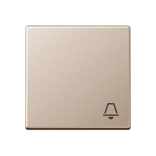 Jung A590KCH Wippe 1-fach Symbol Klingel Serie A champagner