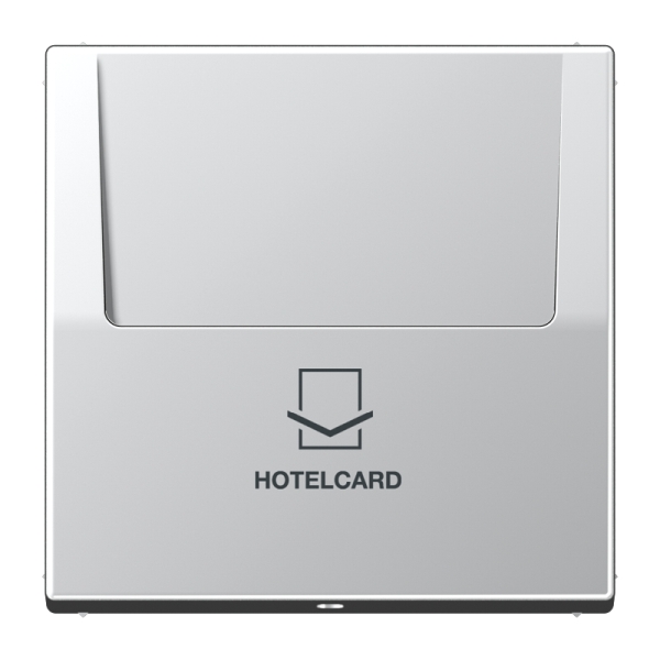 Jung AL2990CARD Hotelcard-Schalter (ohne Taster-Einsatz) Hotelcard Serie LS Aluminium