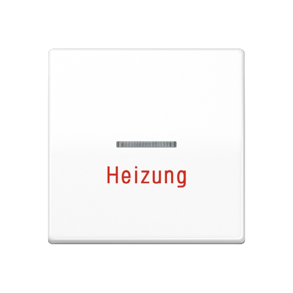 Jung AS591HBFWW Wippe 1-fach mit Kalotte Heizung Thermoplast Serie AS alpinweiß