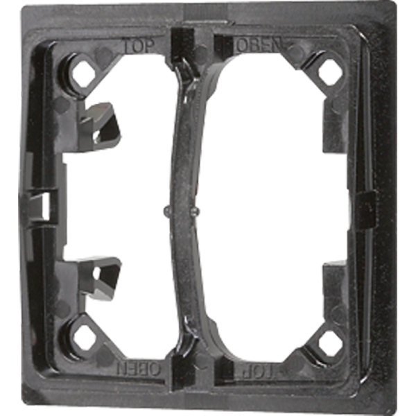 Jung AS90-5HP Halteplatte 2-fach Serie AS/A schwarz