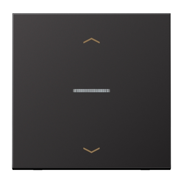 Jung BTAL17101PD JUNG HOME Taster 1-fach mit Pfeilsymbolen Aluminium lackiert Serie LS dark (lackiertes Aluminium)