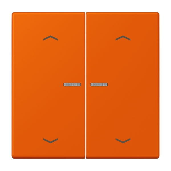 Jung BTLC17102P260 JUNG HOME Taster 2-fach mit Pfeilsymbolen Serie LS orange vif