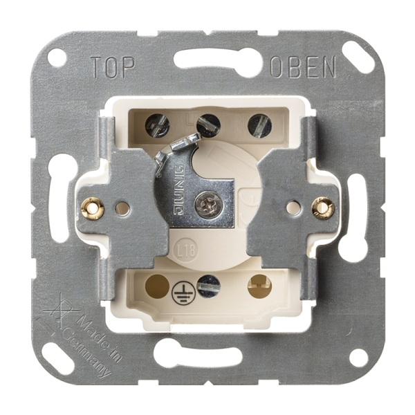 Jung CD134.18WU Schlüsselschalter mit Demontageschutz Jalousie-Wendetaster 1-polig (1 Antrieb) 16A 250V UP