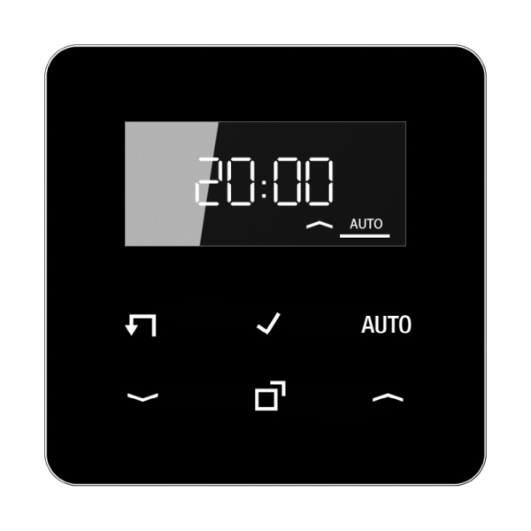 Jung CD1750DSW LB-Management Timer-Display Serie CD schwarz