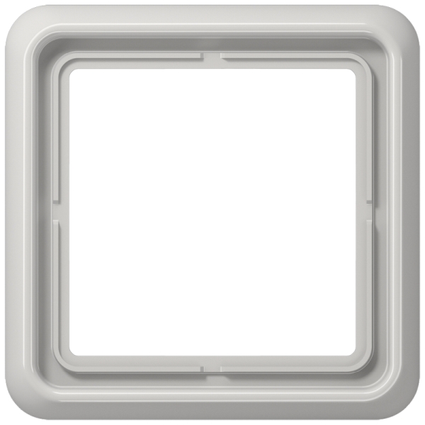 Jung CD581LG Rahmen 1-fach senkrechte und waagerechte Montage Duroplast CD 500 lichtgrau