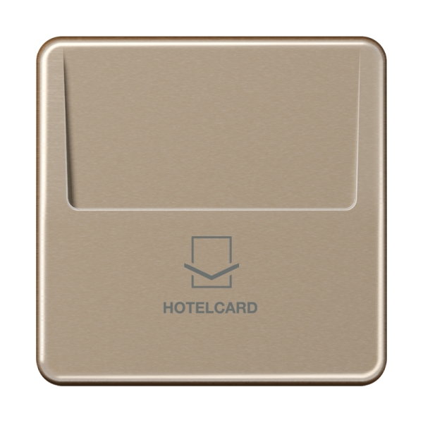 Jung CD590CARDGB-L Hotelcard-Schalter (ohne Taster-Einsatz) Serie CD gold-bronze