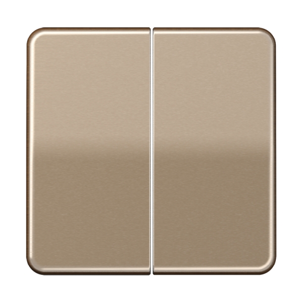 Jung CD595GB Wippe 2-fach Aluminium eloxiert Serie CD gold-bronze