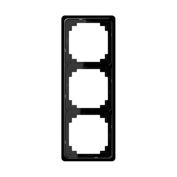 Jung CDP583SW Rahmen 3-fach senkrechte und waagerechte Montage Duroplast CD PLUS schwarz