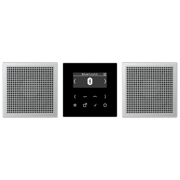 Jung DABAL2BT Smart Radio DAB+ Bluetooth® Set Stereo Serie LS Aluminium
