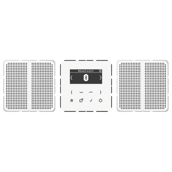 Jung DABCD2BTWW Smart Radio DAB+ Bluetooth® Set Stereo Serie CD alpinweiß
