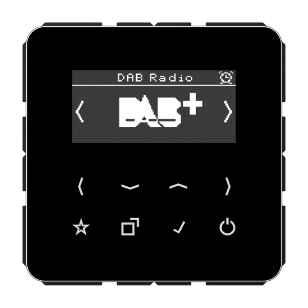 Jung DABCDSW Smart Radio DAB+ Serie CD schwarz