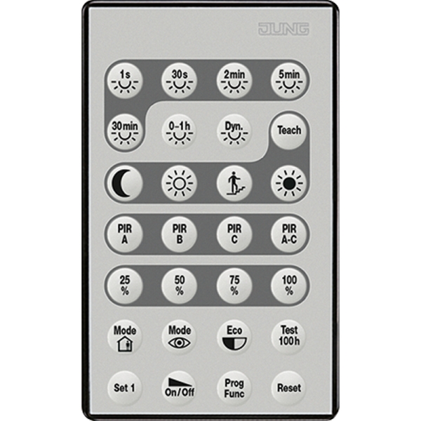 Jung DWPMFBIRI IR-Fernbedienung (Installateur) für KNX Präsenzmelder / Automatikschalter