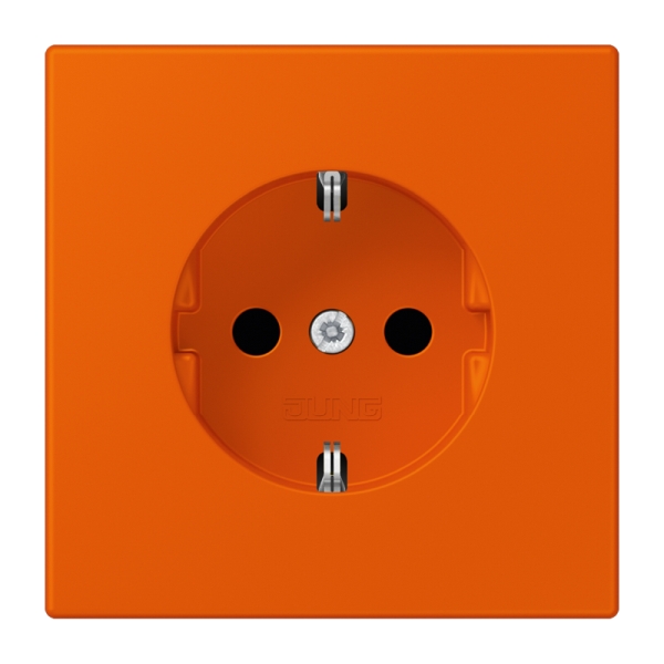 Jung LC1520KI4320S SCHUKO Steckdose 16A 250V integrierter erhöhter Berührungsschutz SAFETY+ Serie LS orange vif