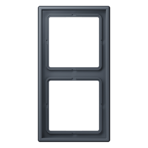 Jung LC982262 Rahmen 2-fach LS 990 gris fonce 59