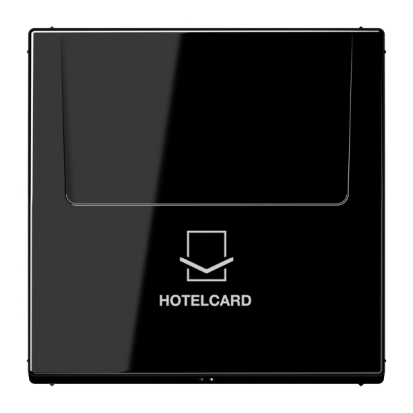 Jung LS590CARDSW Hotelcard-Schalter (ohne Taster-Einsatz) Hotelcard Serie LS schwarz
