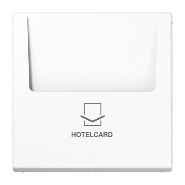 Jung LS590CARDWW Hotelcard-Schalter (ohne Taster-Einsatz) Hotelcard Serie LS alpinweiß