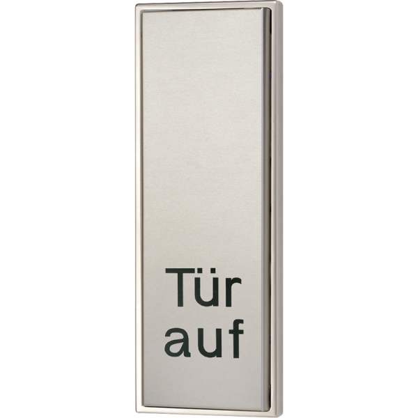 Jung LS990DOR29 Großflächenwippe (70x212,4mm) Text Tür auf Serie LS Edelstahl