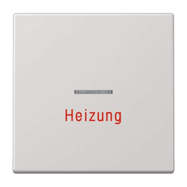 Jung LS990HLG Wippe 1-fach mit Lichtleiter Heizung Duroplast Serie LS lichtgrau