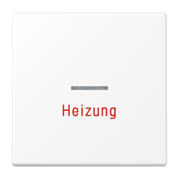 Jung LS990HWWM Wippe 1-fach mit Lichtleiter Heizung Serie LS schneeweiß matt