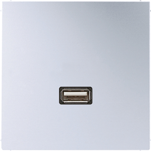 Jung MAAL1122 Multimedia-Anschlusssystem USB 2.0 Serie LS Aluminium