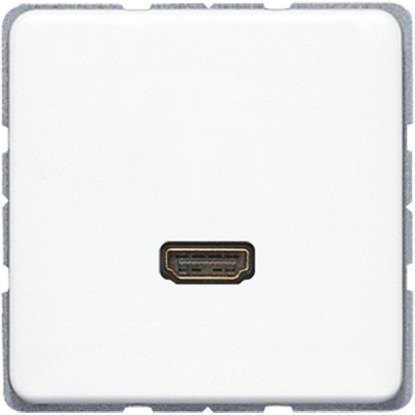 Jung MACD1112WW Multimedia-Anschlusssystem HDMI Serie CD alpinweiß