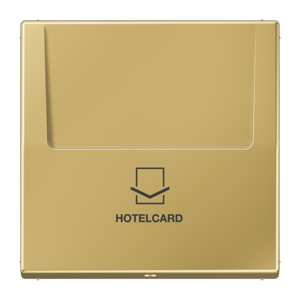 Jung ME2990CARDC Hotelcard-Schalter (ohne Taster-Einsatz) Hotelcard Serie LS Messing classic