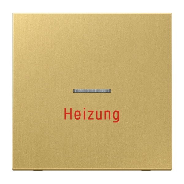 Jung ME2990HC Wippe 1-fach mit Lichtleiter Heizung Messing Serie LS Messing classic