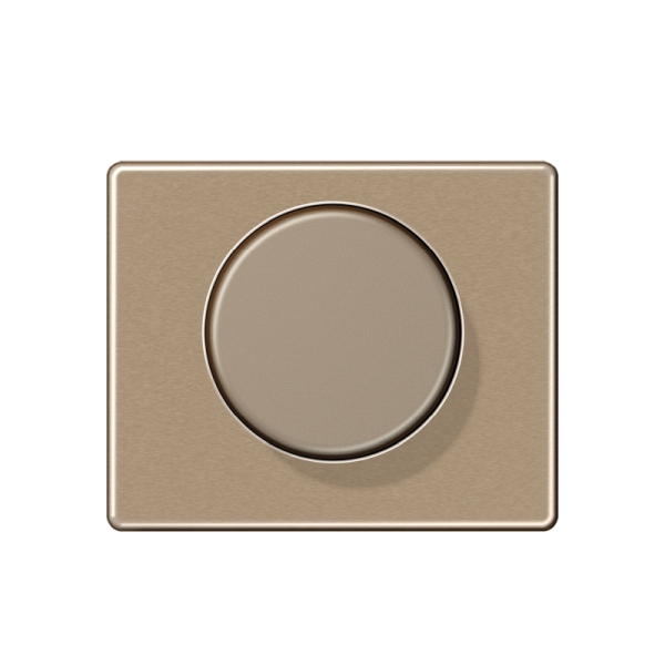 Jung SL1540GB Abdeckung für Drehdimmer Aluminium lackiert Serie SL gold-bronze