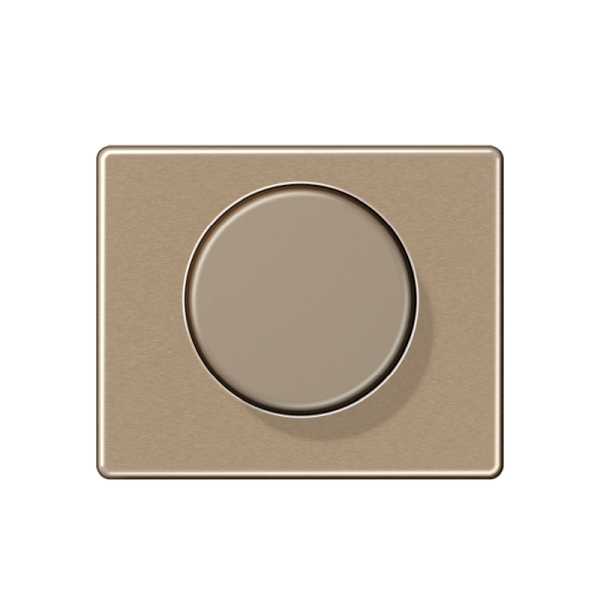 Jung SL1540GB Abdeckung für Drehdimmer Aluminium lackiert Serie SL gold-bronze