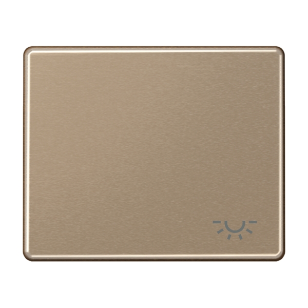 Jung SL590LGB Wippe 1-fach Symbol Licht Aluminium lackiert Serie SL gold-bronze