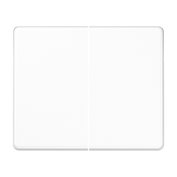 Jung SL595WW Wippe 2-fach Aluminium lackiert Serie SL alpinweiß