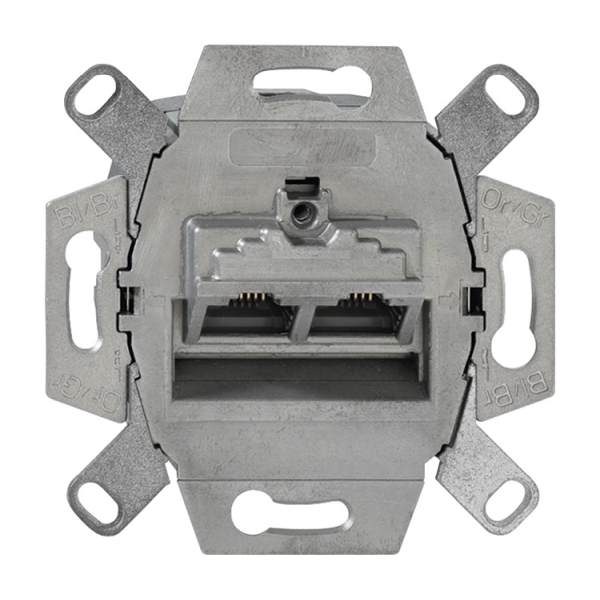 Jung / Rutenbeck UAE8-8UPOK6 Datendose Cat. 6 / Cat. 6A iso für 2 Terminals (getrennt)