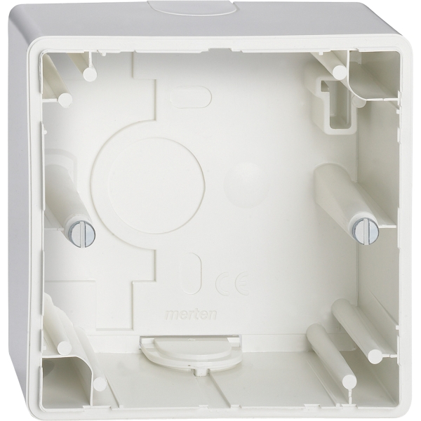 Merten 512119 Aufputz-Gehäuse 1-fach polarweiß M-SMART M1 ARTEC OCTOCOLOR